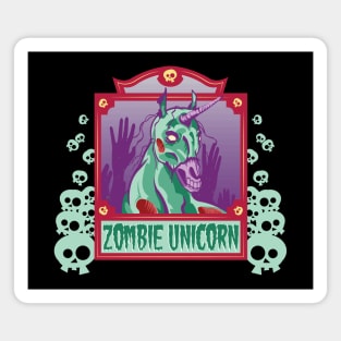 Zombie Unicorn Magnet